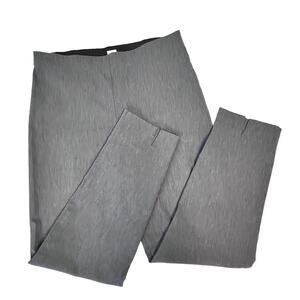 Equestrian Pants size Large Gray Stretch Straight Leg Career Casual